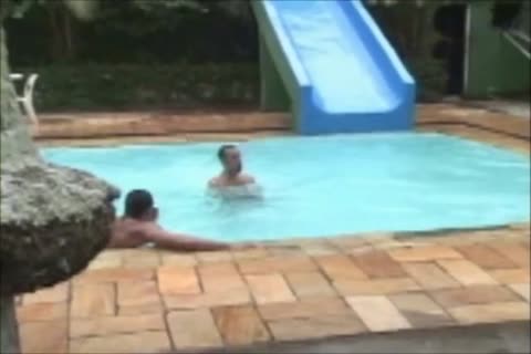 BRAZILIAN sheboy GROUPSEX  POOL PARTY #1