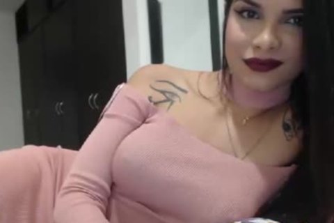 tasty large milk shakes Ladyboy Teasing On web camera
