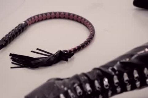 Latex ladyman nails slave