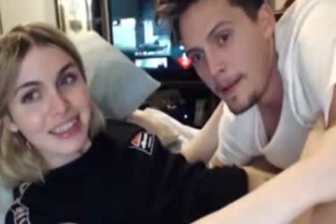 blonde tranny receives Sucked By Her Boyfriend