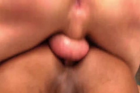 Hung ebon TS Lavinia Magalhaes And Her White boyfriend pound Each Others poopers