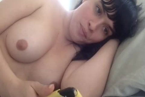 black Hair big love muffins lady-man Tugs Her dick Until she Cums Off