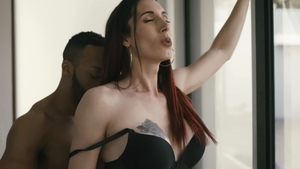 Transsensual.com - Caucasian Dillon Diaz throat fucking