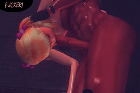 Ebony sissy feels up to slamming hard