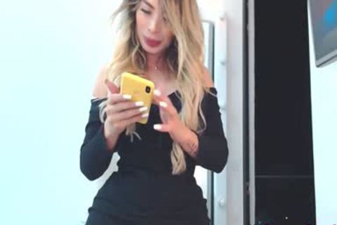 wild Curvy Lovense tgirl On web camera, Part 9