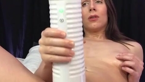 Voluptuous Trans Lady With Natural milk shakes Maturbates With A Fleshlight