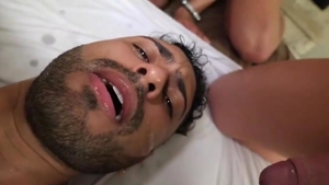 Six sheladys cum Blast One dude