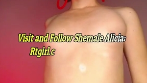slim sheboy beauty Teases And Dances On webcam