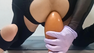 Sissy-Kuroko big butthole-ramming