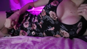 Petite busty Trans Goth mama slavemaster-slut