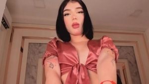 Trans Sweetheart Seduced by Her Own Big Asshole