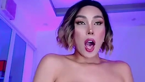 Big-Titted Trannies Masturbate Solo