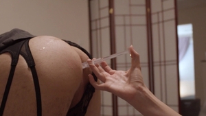 Lingerie Stocking Tease