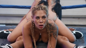 Trans Angels: Tattooed Temptress Takes Triple Treats